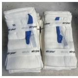 White Towels 10 Packs of 2 - 20 Total