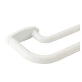 Double Curtain Rods White