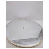 Keonjinn 32 Inch Round LED Mirror for Bathroom with Lights