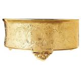 Elegance Round Ornate Wedding Cake Stand, 14", Gold - Retail: $101.91