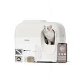 PetSnowy (2024 Premium Version with Mini Mesh) Snow+ Self Cleaning Automatic Litter Box with Zero Odor TiO2 System Automatic Cat Litter Box Self Cleaning for 3.3-20 lbs