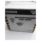 Workhorse Microporous Lab Coats - 2XL - white - case of 30