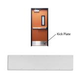 Ives 8400 Series Kick Plate â US32D Satin Stainless Steel - 10" x 30" (for 32" door)