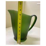 Green Plastic Pitcher for water or tea