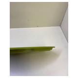 4 Plastic Green Serving Trays