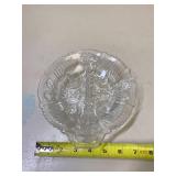 Clear Glass Dish with Separate Parts