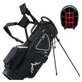 GoHimal 14 Way Golf Stand Bag, Golf Bags for Men with Stand,Top Dividers Ergonomic with 10 Pockets Golf Club Bags - Retail: $126.55