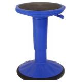 Height Adjustable Wobble Stool, Blue