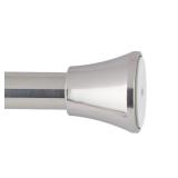 SnugSet | Ultra Strong Secure Hold Tension | No Rust | 43-72 | Adjustable | Chrome Shower Curtain Rod