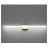 40inch Gold LED Bathroom Vanity Light Bar 36W Modern Bath Light Fixture Over Mirror Vanity Light Cool White 6000K