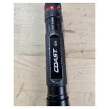 Coast Lumen Inspection Beam LED Penlight with Adjustable Pocket Clip and Consistent Edge-To-Edge Brightness, Black