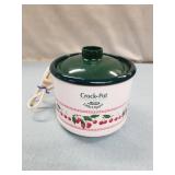 Little Dipper Rival Crock Pot Stoneware Mini Slow Cooker Cherries Dip Pot