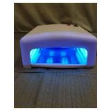 Warm Girl Nail Art Dryer Gel Curing 36W UV Lamp Light Tube Equipment Tools (White)