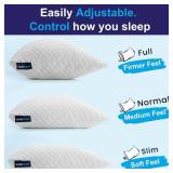 Sidney Sleep Pillow - Queen - Adjustable Shredded Memory Foam