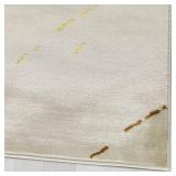 $289 Antep Rugs Babil Gold 5x7 Marble Abstract Modern Rug (Beige)