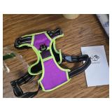 PHOEPET 2019 No Pull Dog Harness Medium Reflective (M, Purple)