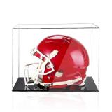 Football Helmet Display Case Full Size, Clear Acrylic Football Helmet Case Display Case with UV Protection Full Size Helmet Display Case for Football Helmet