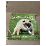 Coboll Gag Gifts - White Elephant Gag Gifts Calendar 2025, Pooping Dogs Calendar 2025 from January to December, 11.8