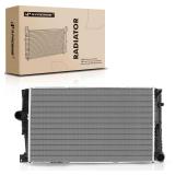 A-Premium Engine Coolant Radiator Assembly Compatible with BMW F10 Series 528i, 528i xDrive, 2012 2013 2014 2015 2016, L4 2.0L, Automatic Transmission, Replace# 17117626558 - Retail: $100.52