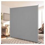 RANTILA Single Large Panel Room Divider, Privacy Screen for Office, Partition Separators, Freestanding Divider 71