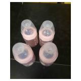 NUK Smooth Flow Anti Colic Baby Bottle, 5 oz, 4 Pack, Pink Bunnies (B09K4N1RPK)