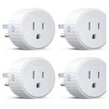 Govee Smart Plug, WiFi Plugs Work with Alexa & Google Assistant, Smart Outlet with Timer & Group Controller, WiFi Outlet for Home, No Hub Required, ETL & FCC Certified, 2.4G WiFi Only, 4 Pack