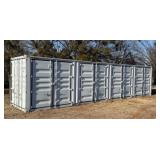 40 Foot High Cube C Container with 4 side double doors and 2 rear doors - First Trip and In Great Condition