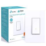 Kasa Smart 3 Way Switch HS210, Needs Neutral Wire, 2.4GHz Wi-Fi Light Switch works with Alexa and Google Home, UL Certified, No Hub Required , white