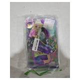 Polly Pocket Playset, Travel Toy with 2 Micro Dolls, Toy Boat & Surprise Accessories, Pocket World Owlnite Campsite Compact