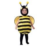 Spooktacular Creations Halloween Unisex Baby Bumble Bee Costume, Flannel Bee Costume for Kids, bumble bee Halloween costume for Toddler, Kids Animal Theme, Halloween Dress Up Party (12-18 Months)