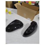 ApplianPar Driver and Passenger Side Mirror Cover Black for Hyundai Tucson 2016-2021