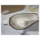 Pfaltzgraff Autumn Berry Gravy Boat, Cream, 9 Inches