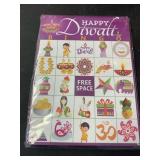 Diwali Games Diwali Decoration Diwali Bingo for Adults Kids Diwali Party Games 24 Players Diwali Activities Diwali Bingo Cards for Family Activities Indian New Year Party Supplies Favors