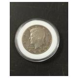 1988-S uncirculated Kennedy Half dollar in capsule