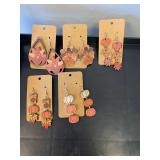 (5) Sets of Fall earrings