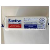 Bactive disinfectant wipes