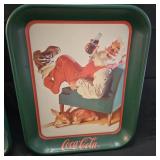 Coca cola reproduction trays