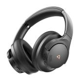 1Mii Y8 Hybrid Active Noise Cancelling Headphones, Wireless Over Ear Bluetooth Headphones, LDAC Hi-Res Audio, 75H Playtime, Deep Bass, Comfort Fit & Foldable Ear Cups, for Home Office Travel