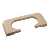 Dasbecan Beige Rear Center Console Cup Holder Central Armrest Cushion Assembly Compatible with Ford F250 F350 F450 1999-2010