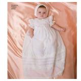 Simplicity Special Occasion Baby Clothing Sewing Pattern, Sizes XXS-M