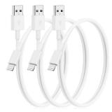 3Pack for [Apple MFi Certified] iPhone Charging Cable 0.3M-Lightning to USB Cable Wire - 1Feet iPhone USB Charger Cords for Appe iPhone 14 13 12Pro/Pro Max/Xs XR