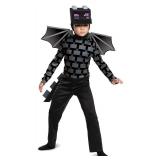 Disguise Minecraft Ender Dragon Costume for Kids, Video Game Inspired Character Outfit, Classic Child Size Medium (7-8) Black (105099K)