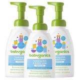 Babyganics Foaming Dish Soap, Pump Bottle, Fragrance Free, 16oz, 3 Pack