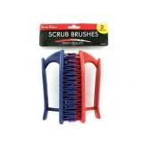 4-7/8 x 2-1/8 Plastic Scrub Brush Set - Pack of 2