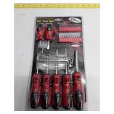 30 Piece Screwdriver & Ratchet Bit Tool Set - Magnetic Tip