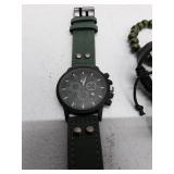 Watch & Bracelet Set - Green