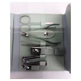 Proffesional Toenail Clippers Tool Set, Pedicure Kit with Case Nail Clippers Set - Green