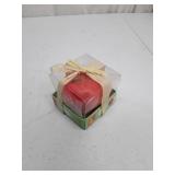 Apple Candle - 2 in x 2 in x 2 in