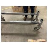 Large rolling cart with brakes and heavy weight casters