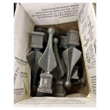 Fence Post Steel Finials (8) per case